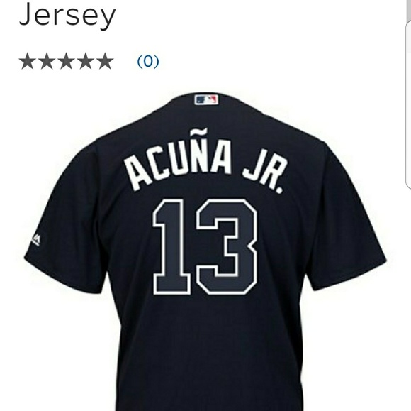 ATLANTA BRAVES MAJESTIC RONALD ACUNA JR JERSEY - Picture 7 of 8